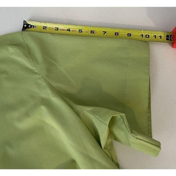 Foxcroft Womens Green Button Shirt Size 20W Wrinkle Free Short Sleeve Blouse - Picture 7 of 13